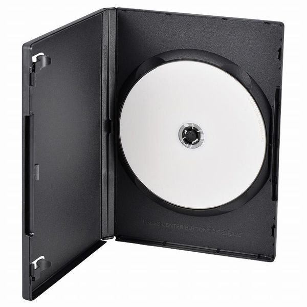 オーム電機 DVD&CDケース 1枚収納×5ケース OA-RDVD-5PK 1セット