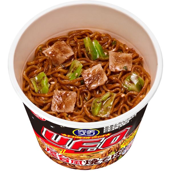 日清食品 完全メシ 濃い濃い屋台風焼そば 1セット（6個） カップ麺 カップ焼きそば アスクル