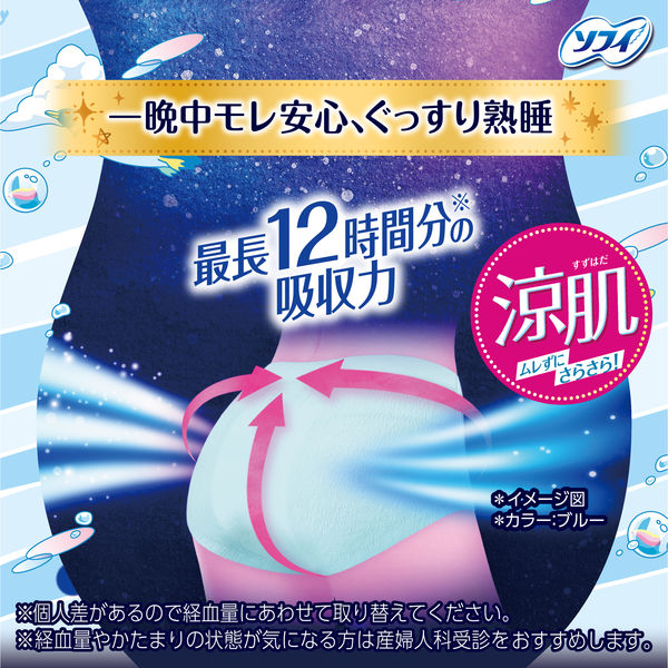 数量限定】ナプキン 生理用品 ソフィ 超熟睡ショーツ 涼肌 特に