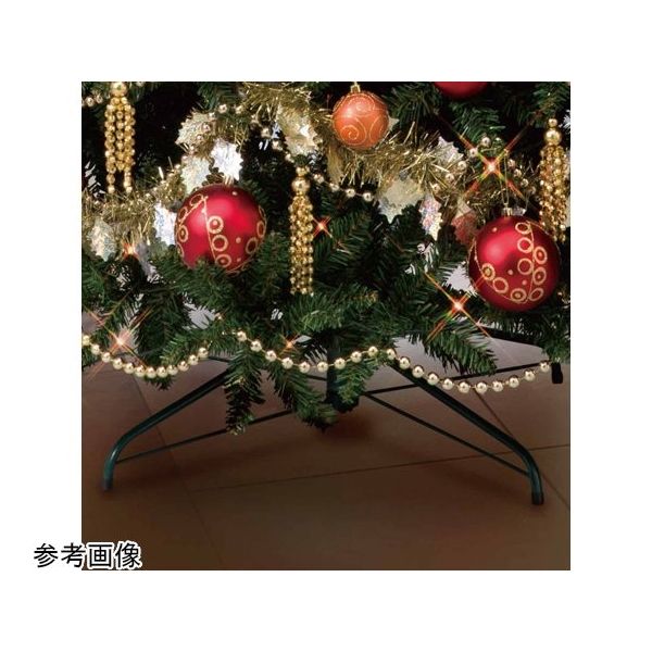 アズワン コンチネンタルクリスマスツリーセット レッド H300×W160cm