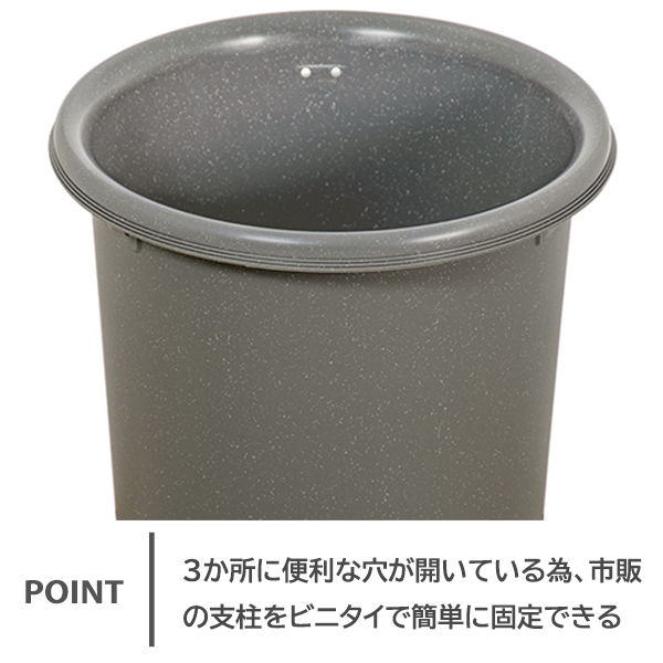 園芸用品】中山福 ベストコ 鉢 ポット 10号 グレー ベジタブル