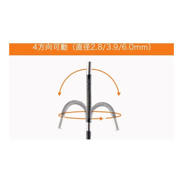 スリーアールソリューション 先端可動式工業用内視鏡 先端径 φ3.9mm 有効