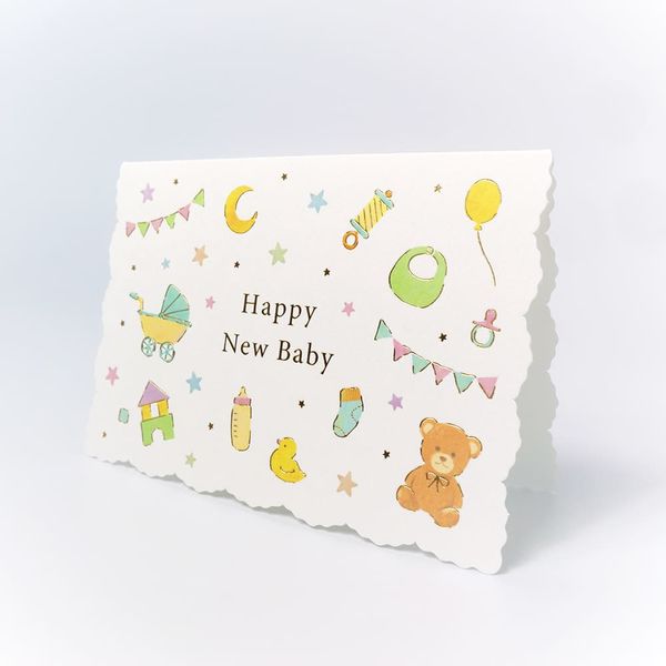 包む メッセージカード 出産祝い ベビー イノセント TC0C0 1個
