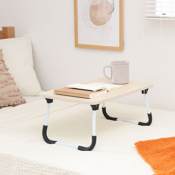 不二貿易 どこでも使えるミニテーブル 幅515×奥行300×高さ210mm