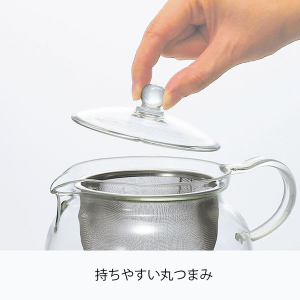 HARIO(ハリオ)耐熱ガラス製 茶茶急須 丸セット(急須 450ml 1個 + カップ 5個)1個