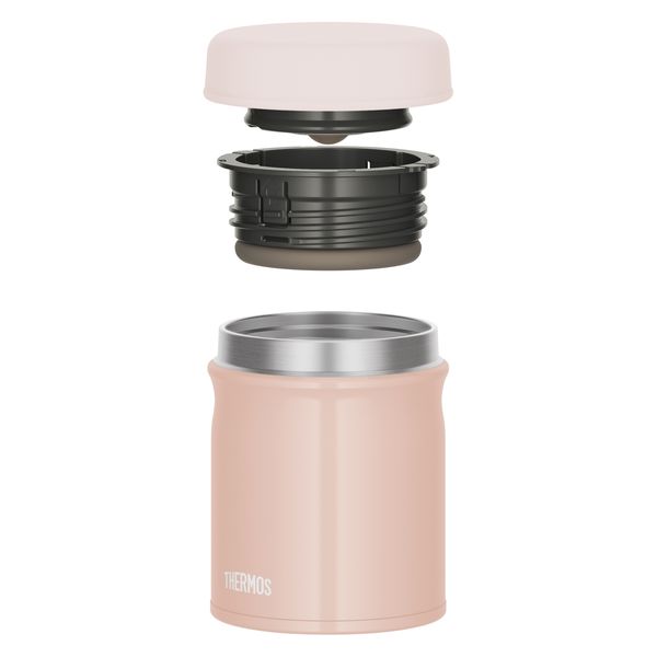 サーモス 真空断熱スープジャー 300ml ベージュピンク JEB-300