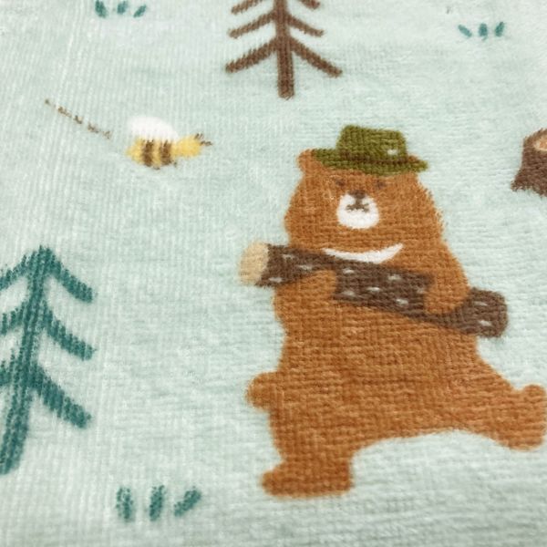 お値下げ中‼️familiar クマ刺繍 バスタオル 大幅お値下げ中‼️familiar クマ刺繍 バスタオル