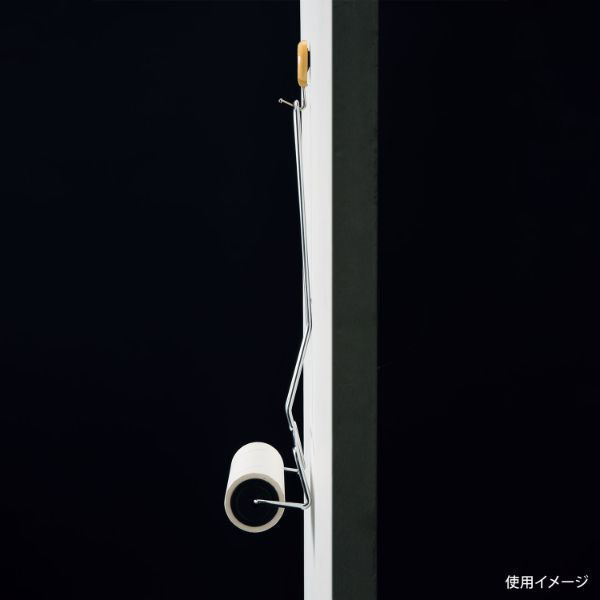 サンフラワー 粘着ローラー用 スチール本体(160mm用・キャップ2