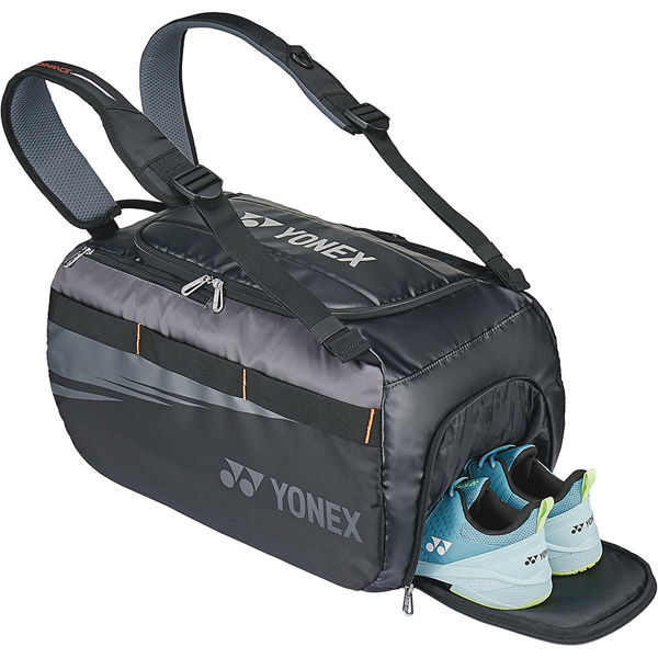 Yonex（ヨネックス） テニス ラケットバッグ ダッフルバッグ (テニス2本用) ブラック BAG2324 1個（直送品） - アスクル