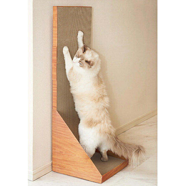 猫用　爪とぎ　ミュー　ガリガリウォール　１００　ティーブラウン　猫