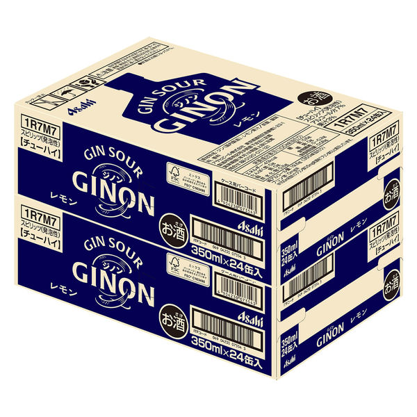 猫様　2箱アサヒGINON ジノン 無糖 レモン 1.8Lペット×12本入り Amazon.co.jp: 【Amazon.co.jp限定】GINON 無糖 2種飲み比べ 12本