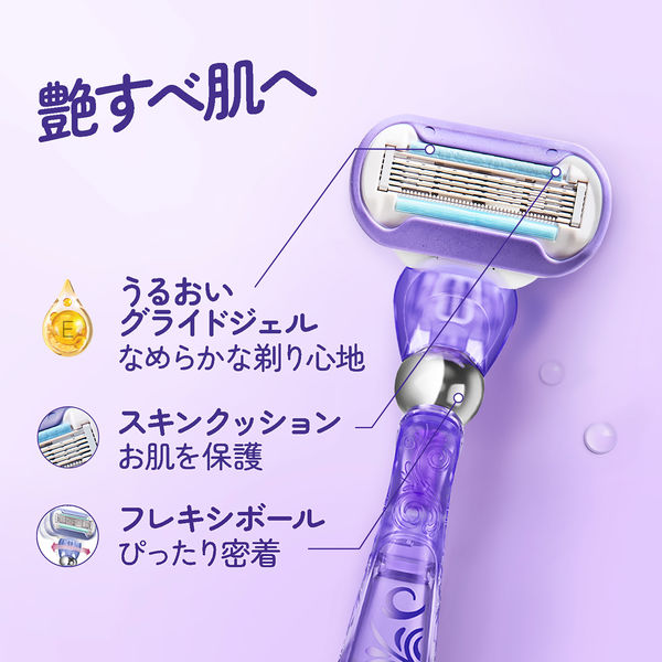 ヴィーナス カミソリ 剃刀 女性用 レディース 艶すべ肌へ 替刃 1セット