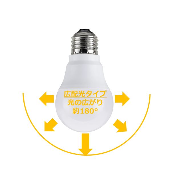 東芝 LDA7L-G/DSK60V1 LED電球 E26 60W相当 電球色 配光角180°調光器対応 LDA7LG/DSK60V1