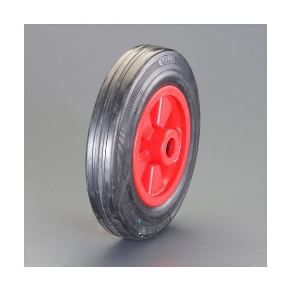 エスコ 250x 60mm ソリッドラバータイヤ(プラスチックホイール