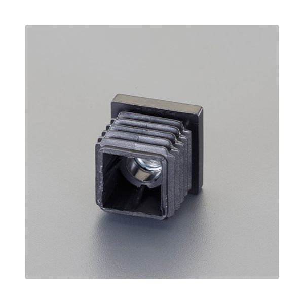 エスコ 40x40mm/M10 角型ブッシング(20個/黒) EA983FP-241 1