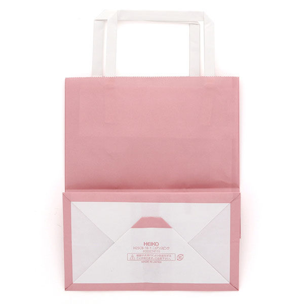 シモジマ 手提げ紙袋 H25チャームバッグ 18ー1 ニュアンスピンク