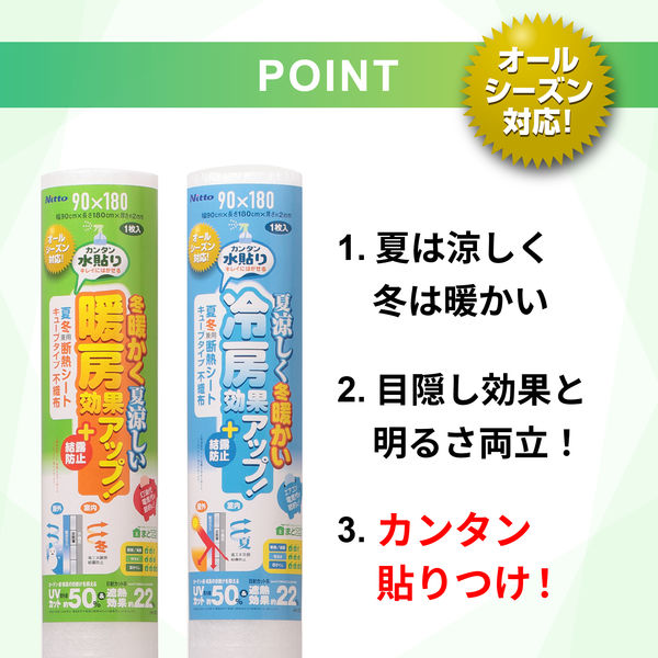 ニトリ/新品・未使用】そのまま貼れる 断熱・結露抑制シート（光熱費節約） 湿っぽい