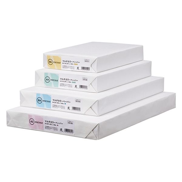 20.デザインペーパー ジョインテックス スマートバリュー カラーペーパーA4 桃 500枚 A262J