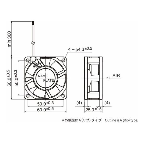 ミネベアミツミ DC軸流ファンモータ 04010KAー05LーAAー00 04010KA-05L-AA-00 1セット(2個)（直送品） - アスクル