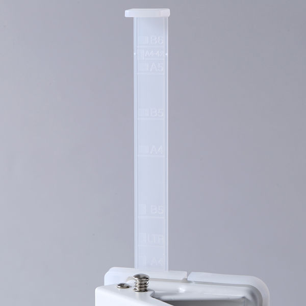 無印良品 スチール2穴パンチ サイドゲージ付 良品計画 - アスクル