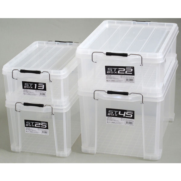 JEJアステージ STボックス #22 クリア 23L 1箱（5個入） jej - アスクル