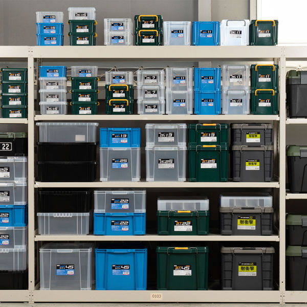 JEJアステージ STボックス #45 クリア 43L 1箱（4個入） jej - アスクル