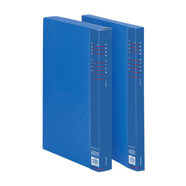 コクヨ ケースファイル A4 PP表紙 背幅20ミリ 青 フ-920NB 1セット（2 
