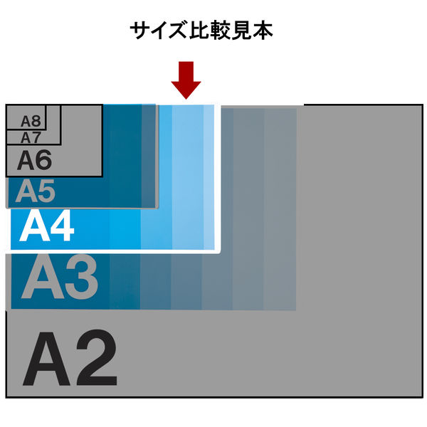 【 ユニページです 】 アスクル カードケース 薄型 A4 ハードタイプ 20枚 オリジナル