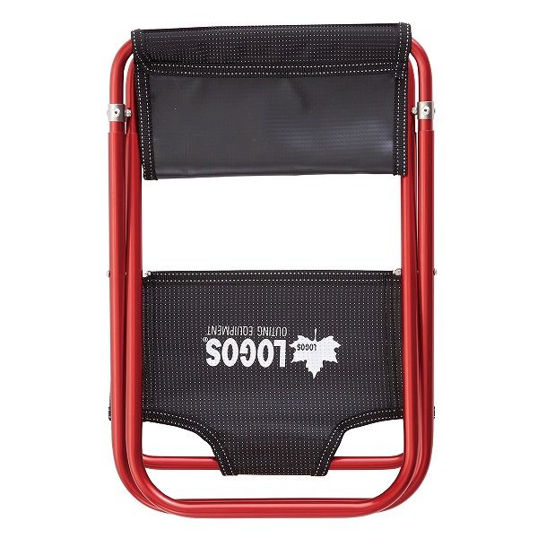 【新品未使用品】LOGOS トレックチェア背付き レッド【2個セット】 7075トレックチェア（背付）（レッド）|ギア|家具|チェア