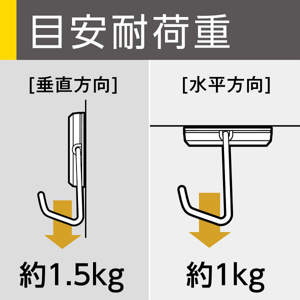 人気✨白いフック 10個セット マグネット　マグネットフック 超強力マグネットフック 1.5kg 小 白 10個入 MG-5490-W ソニック