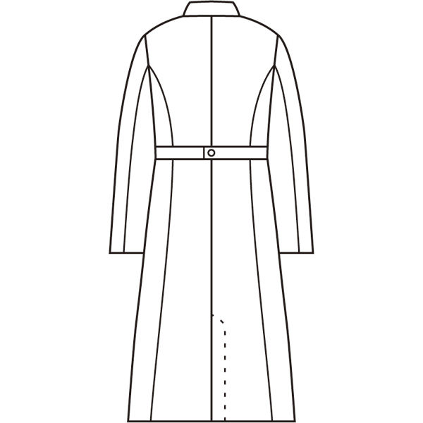 住商モンブラン 71ー121 白 L 1枚 白衣 ドクターコート - アスクル