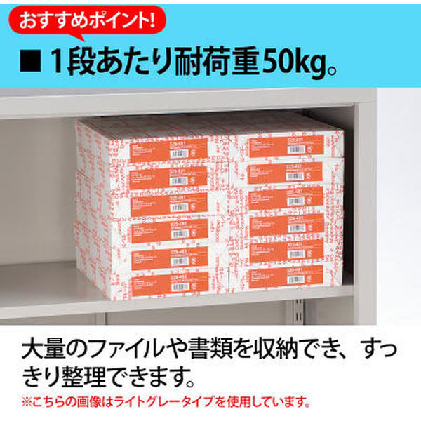 組立設置込】Ceha A4スチール書庫 抗菌 2段 ガラス引違い 上置き用