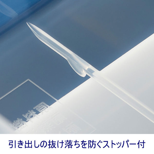 サンコープラスチック エルピス A5浅型3段クリア A5 A-503W サンコープラスチック エルピス A5浅型3段クリア A5 A-503W