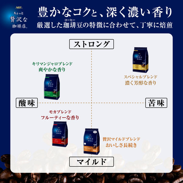 コーヒー粉】味の素AGF ちょっと贅沢な珈琲店 レギュラー
