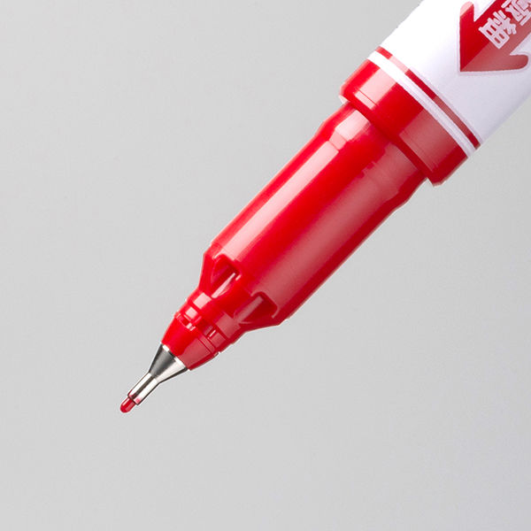 紙用マッキー 細字/極細 詰め替えタイプ 赤 10本 WYTS5-R 水性ペン 