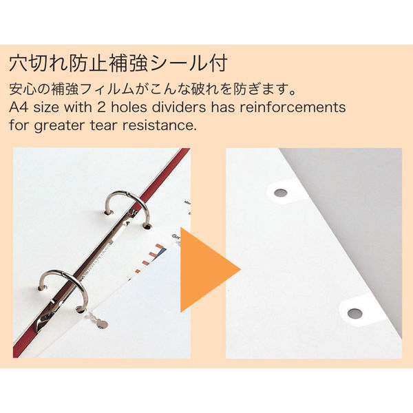 ファイルインデックス 番号入り「1～31」ラミネートタブ A4タテ