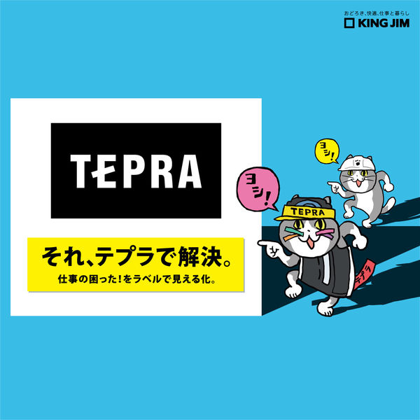 テプラ TEPRA PROテープ スタンダード 幅12ｍｍ 白ラベル（黒文字） SS12K 1個 キングジム
