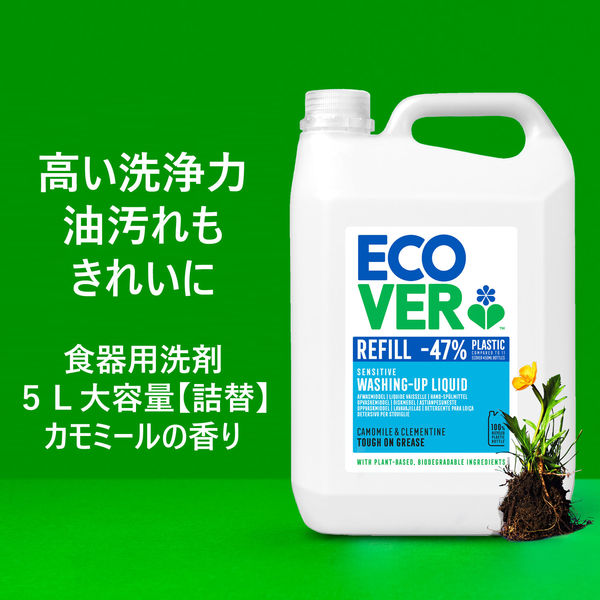 エコベール ゼロ 食器用洗剤 ディッシュソープ（無香料・無着色）本体