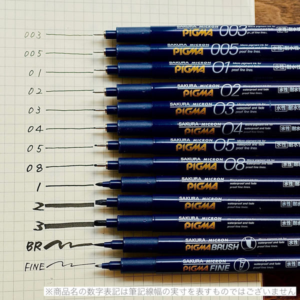 サクラクレパス ピグマ 0.3mm 黒 1本 812793 - アスクル