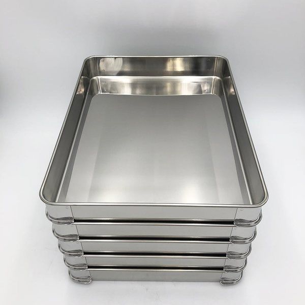 丸山ステンレス 積重ね式ステンバット 5.0L (5段フタ付) 大 410