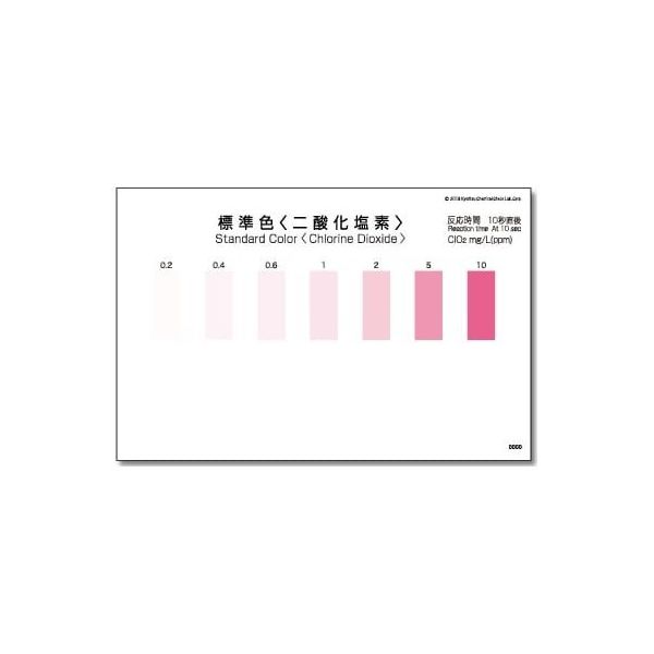WAK-ClO2 パックテスト[標準タイプ] 共立理化学研究所 二酸化