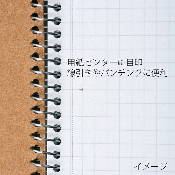 マルマン ノート A4 スパイラルノート 6.5mm横罫 80枚 5冊入 N235ES