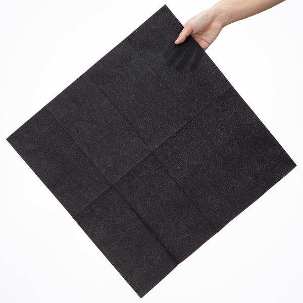 溝端紙工印刷 カラーナプキン 8つ折り 2PLY ブラック 1袋(50枚 溝端紙工印刷 カラーナプキン 8つ折り 2PLY ブラック 1袋(50枚