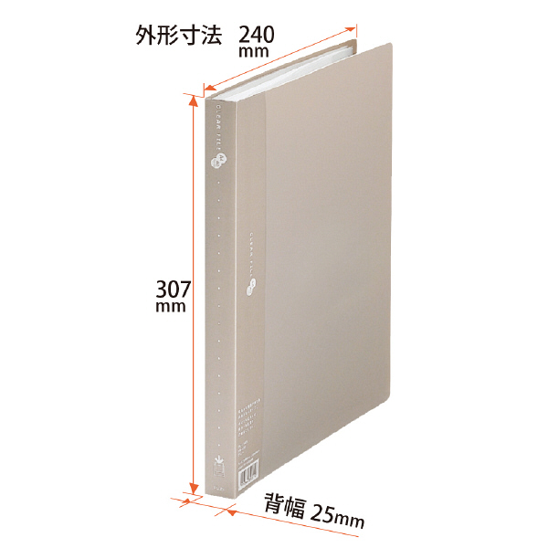 プラス スーパーエコノミークリアーファイル A4タテ 40ポケット