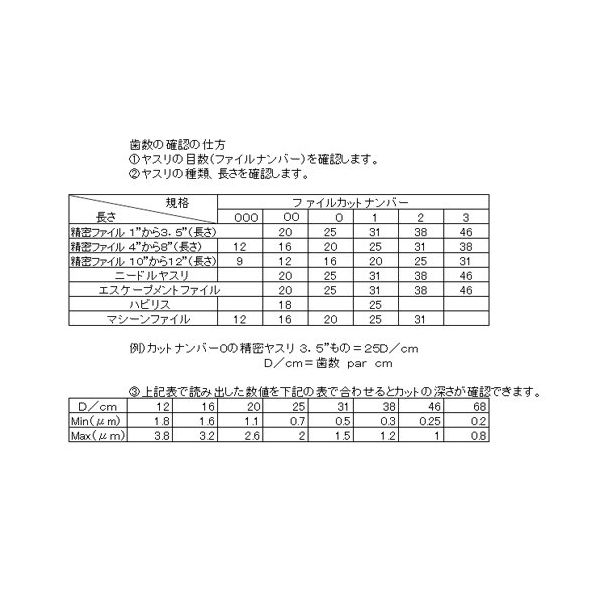 エスコ 160mm 精密やすり(平・半丸・丸ー6本/粗・油目) EA521VL-6 1組