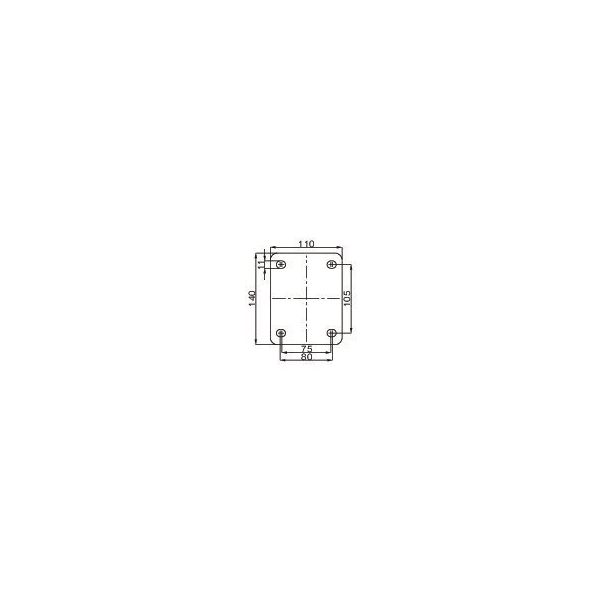 エスコ 220mm キャスター(固定金具・空気入車輪) EA986HG-220 1 エスコ 220mm キャスター(固定金具・空気入車輪) EA986HG-220 1