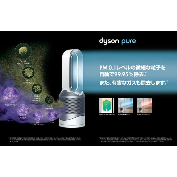 ダイソン 空気清浄機能付タワーファン dyson Pure Cool Link （TM） TP03 WS 1台