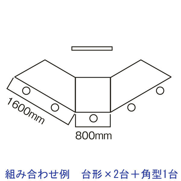 アール・エフ・ヤマカワ キャスターテーブル 角型 ナチュラル 幅800×奥行800×高さ700mm RFCTT-WL8080NA 1台