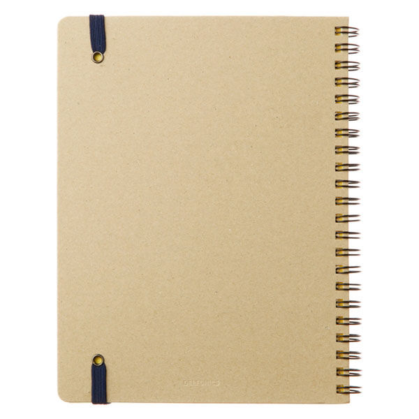 ロルバーン ポケット付メモ A5 ライトピンク 5mm方眼 リングノート