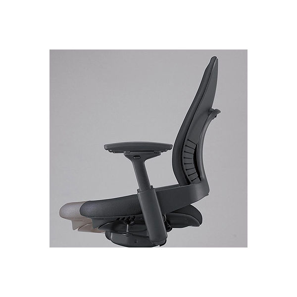 Steelcase リープチェア肘付きブラックフレーム5F17/ブラック （直送品